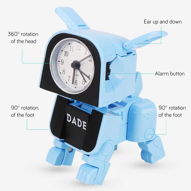 Reloj despertador perro Robot