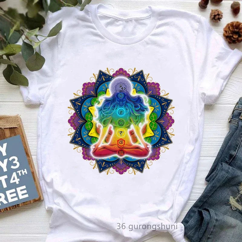 Camiseta de Yoga Hippie