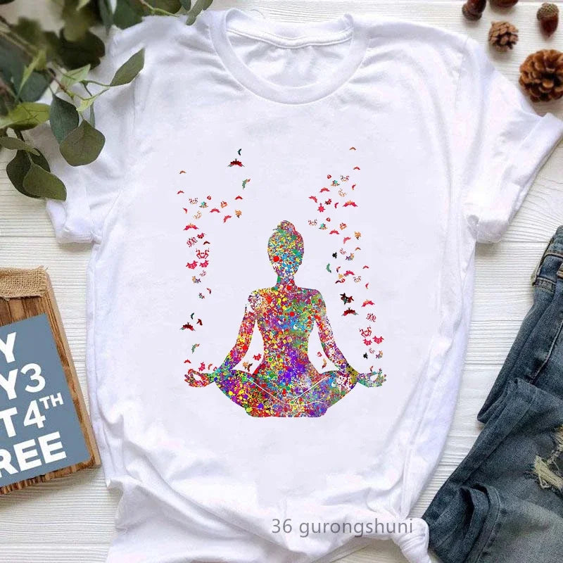 Camiseta de Yoga Hippie